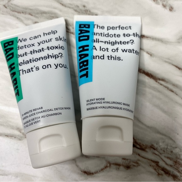 Bad Habit Skin Care 5 pieces set NEW Face wash mask serum - Picture 6 of 8